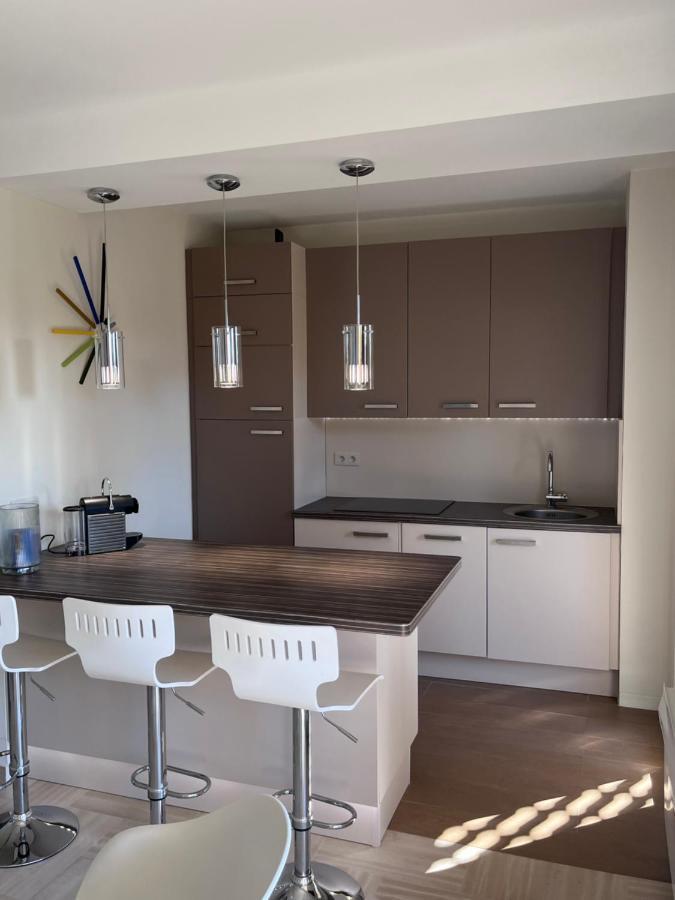 Appartement Avec Terrasse, Vue Jardin Et Piscine Antibes Bagian luar foto